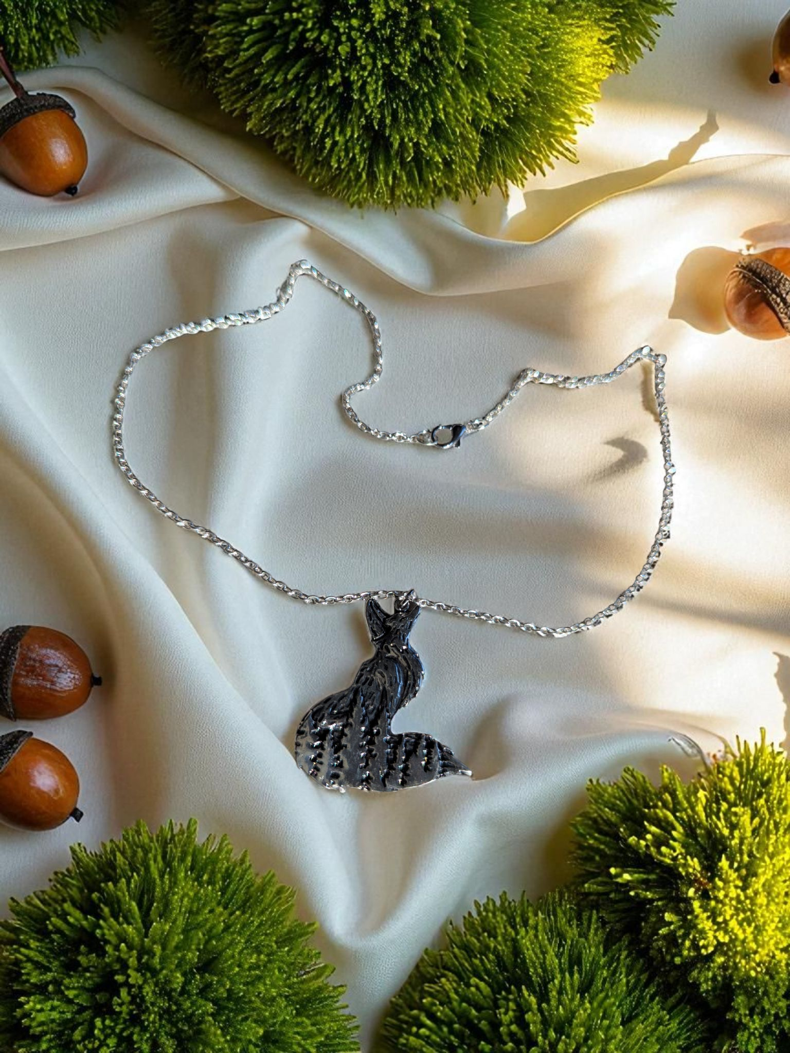 Clever Fox Charm Necklace