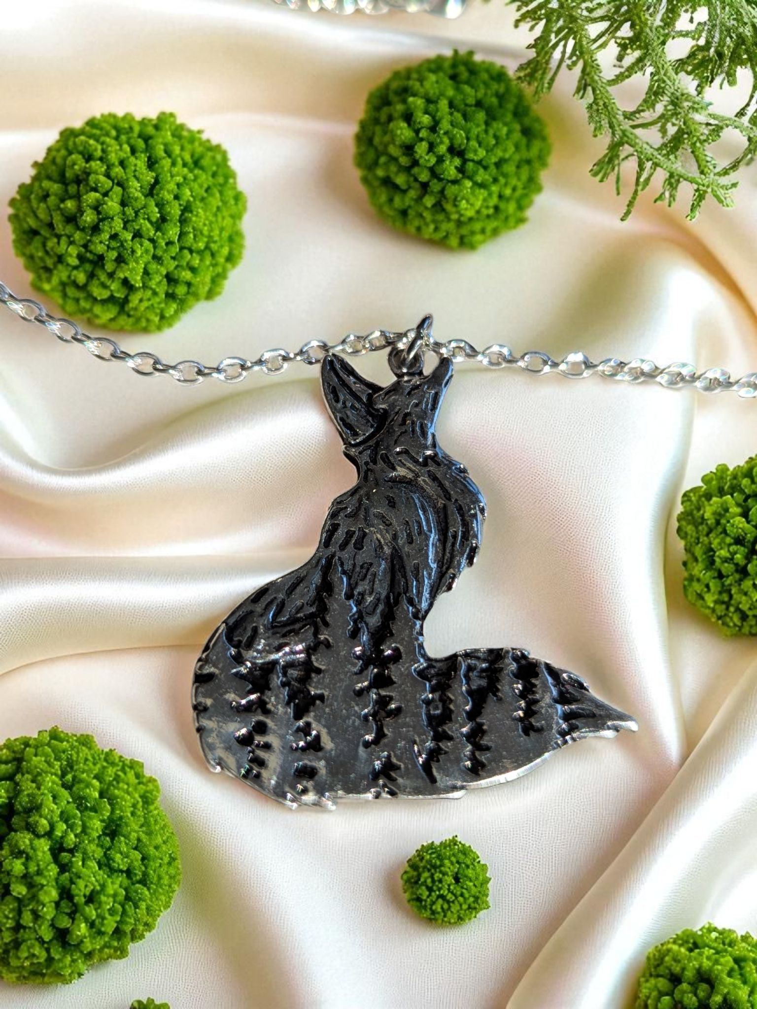 Clever Fox Charm Necklace